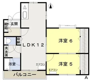 カーサフィオーレ【1階】の間取り
