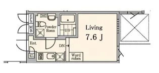 ラピス白金【1階】の間取り