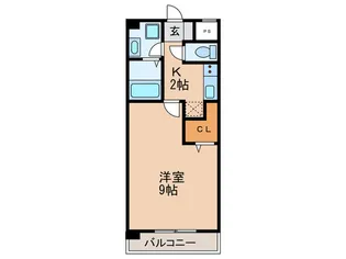WING青山【1階】の間取り