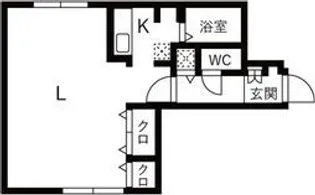 MODULOR南円山【4階】の間取り