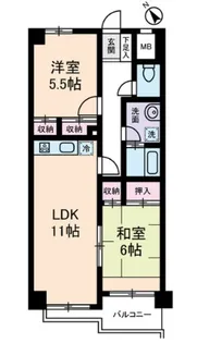 東京都文京区大塚3【マンション】の間取り