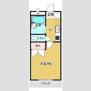 フリーダム星の宮【3階】の間取り