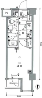 スカイコート神楽坂参番館【4階】の間取り