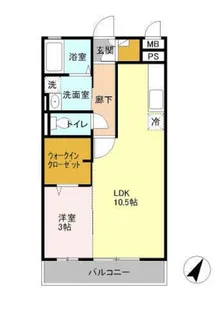 コート権太坂【2階】の間取り