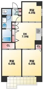 フジマンション【7階】の間取り