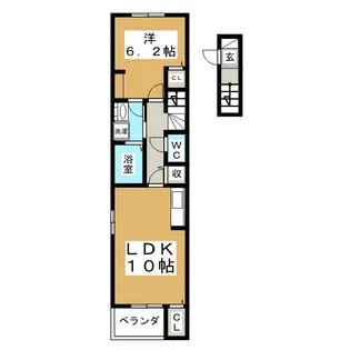 コンフォーティア【2階】の間取り