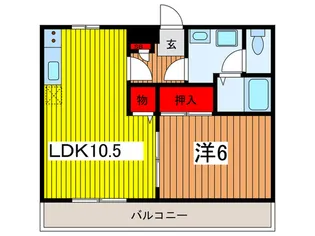 マノワールK【2階】の間取り