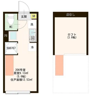 メゾン・コウ 西中延【2階】の間取り