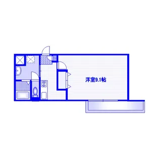 カメリア本町【3階】の間取り