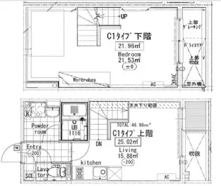 東京都世田谷区上馬3【マンション】の間取り