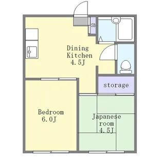 ウェルコート相生【2階】の間取り