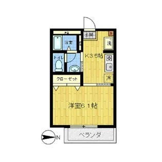 プランドール(大島)【2階】の間取り