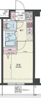 東京都品川区西品川2【マンション】の間取り
