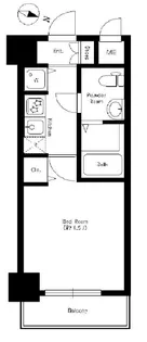 グランド・ガーラ西麻布【8階】の間取り