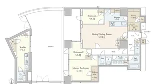 三田ガーデンヒルズ イーストヒル【1階】の間取り