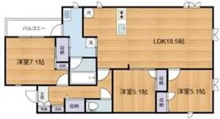 凛樹【3階】の間取り