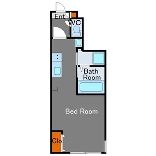 ソルナクレイシア都立大学【1階】の間取り
