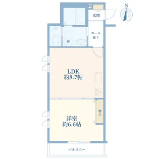 メゾンサンタナ【2階】の間取り