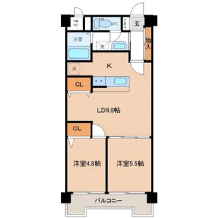 ネオハイツ開成【2階】の間取り