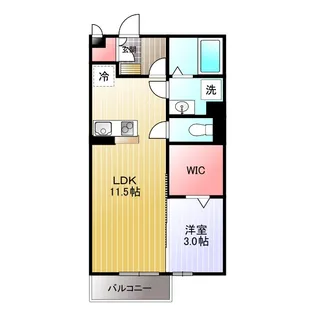 エスグランディール【2階】の間取り