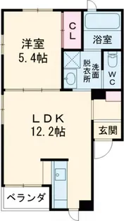 アイディアル早岐II【1階】の間取り