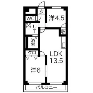 メゾン志野【3階】の間取り