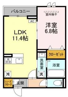 プルミエール新田【2階】の間取り