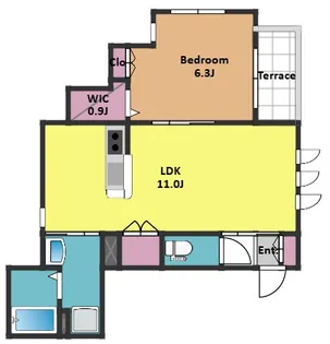 maison de K【1階】の間取り