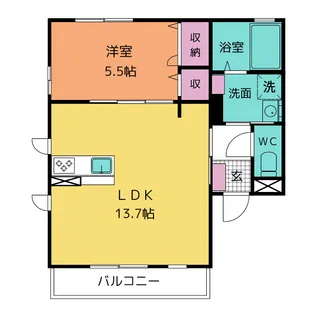 Yuga Lux【2階】の間取り