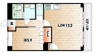 ライトニングエクセレンス【1階】の間取り