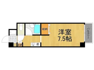 ブランベール甲東園【7階】の間取り