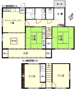 広島県広島市佐伯区五月が丘3【一戸建】の間取り