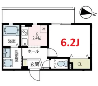 神奈川県横浜市神奈川区沢渡【マンション】の間取り