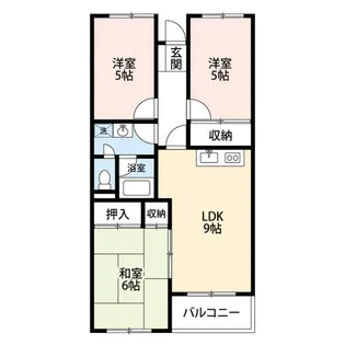 ハイツ桜林【1階】の間取り