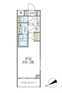 クレアポルテ川口元郷【3階】の間取り