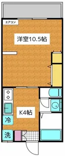 サニーハイツ【1階】の間取り