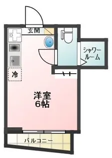 Glanz栄町【1階】の間取り