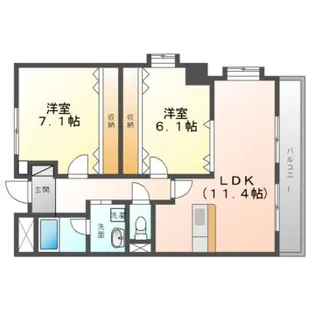 プレジール【2階】の間取り