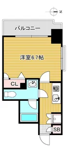 レナール大森海岸【3階】の間取り