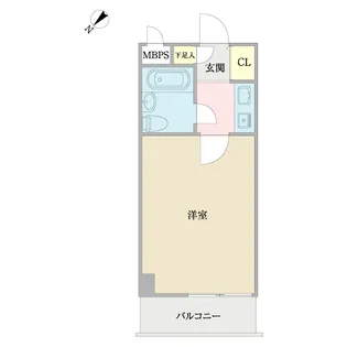 ライオンズマンション山下公園【5階】の間取り
