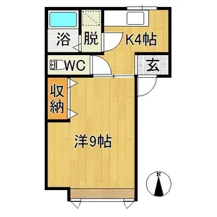 城南SKハイツ【1階】の間取り