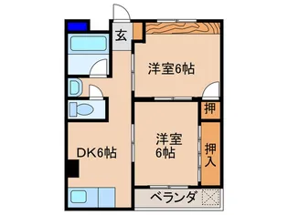 サンハイム笹野【3階】の間取り