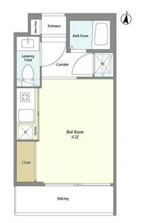 ベルファース都立大学【1階】の間取り