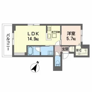 トリフォリア【1階】の間取り
