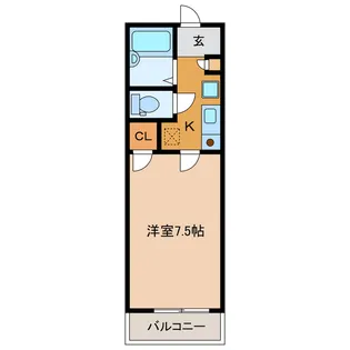 レジーナ海老塚【2階】の間取り