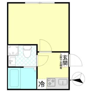 グランドアイランド蒲田【1階】の間取り