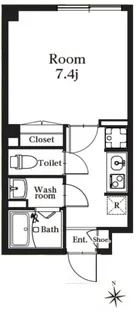 レピュア王子神谷レジデンス【2階】の間取り