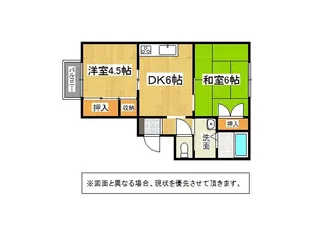 ソレアードTR G棟【2階】の間取り