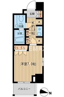 エコロジー東陽町プロセンチュリー【11階】の間取り