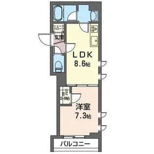Heimat中野【3階】の間取り